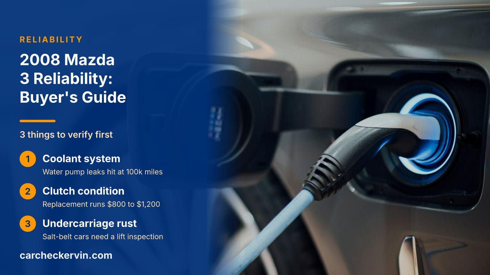 3 things to verify first: Coolant system, Clutch condition and Undercarriage rust