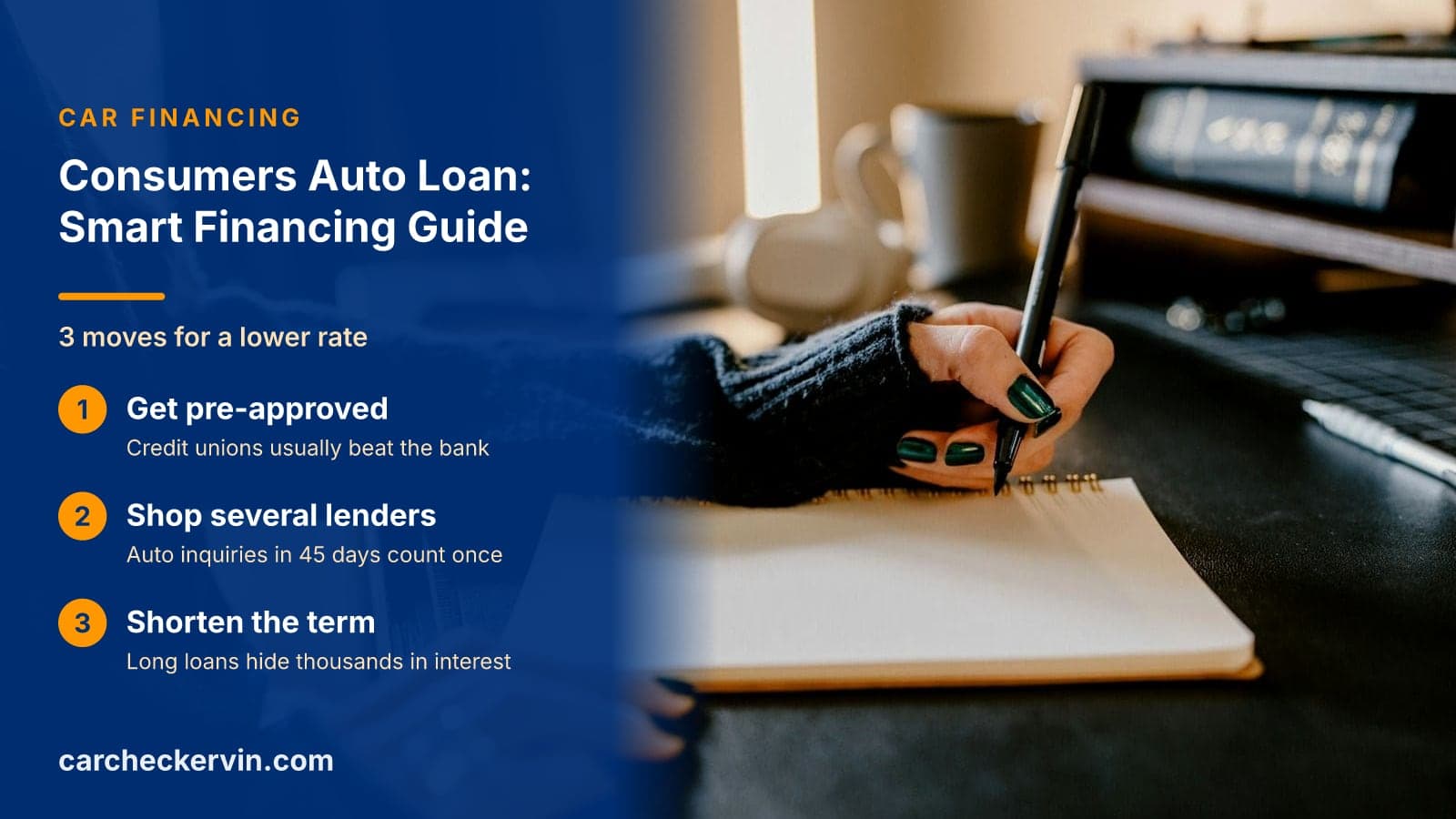 3 moves for a lower rate: Get pre-approved, Shop several lenders and Shorten the term