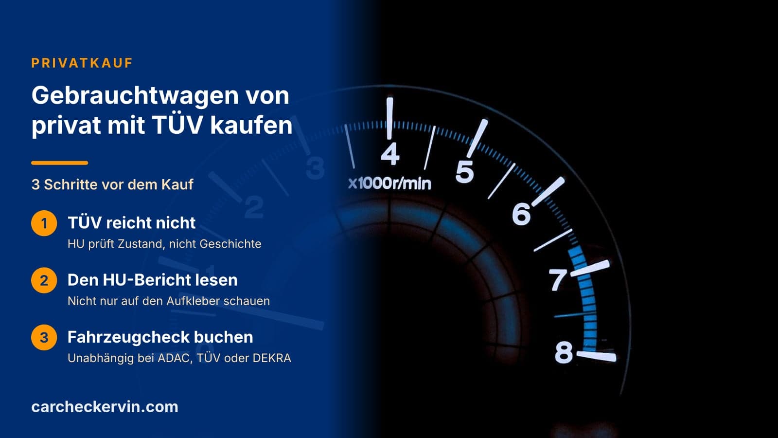 3 Schritte vor dem Kauf: TÜV reicht nicht, Den HU-Bericht lesen und Fahrzeugcheck buchen