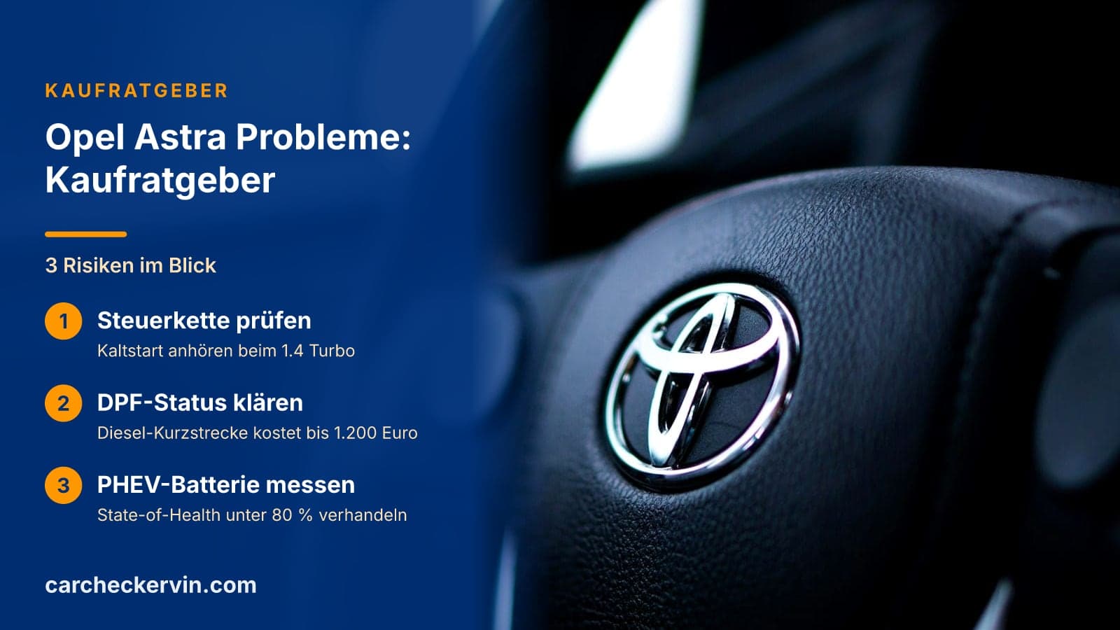3 Risiken im Blick: Steuerkette prüfen, DPF-Status klären und PHEV-Batterie messen