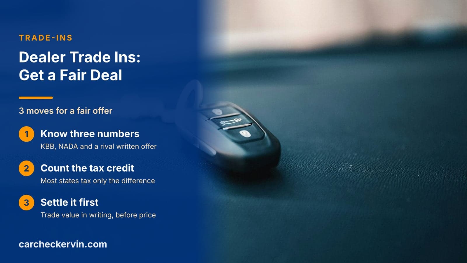 3 moves for a fair offer: Know three numbers, Count the tax credit and Settle it first