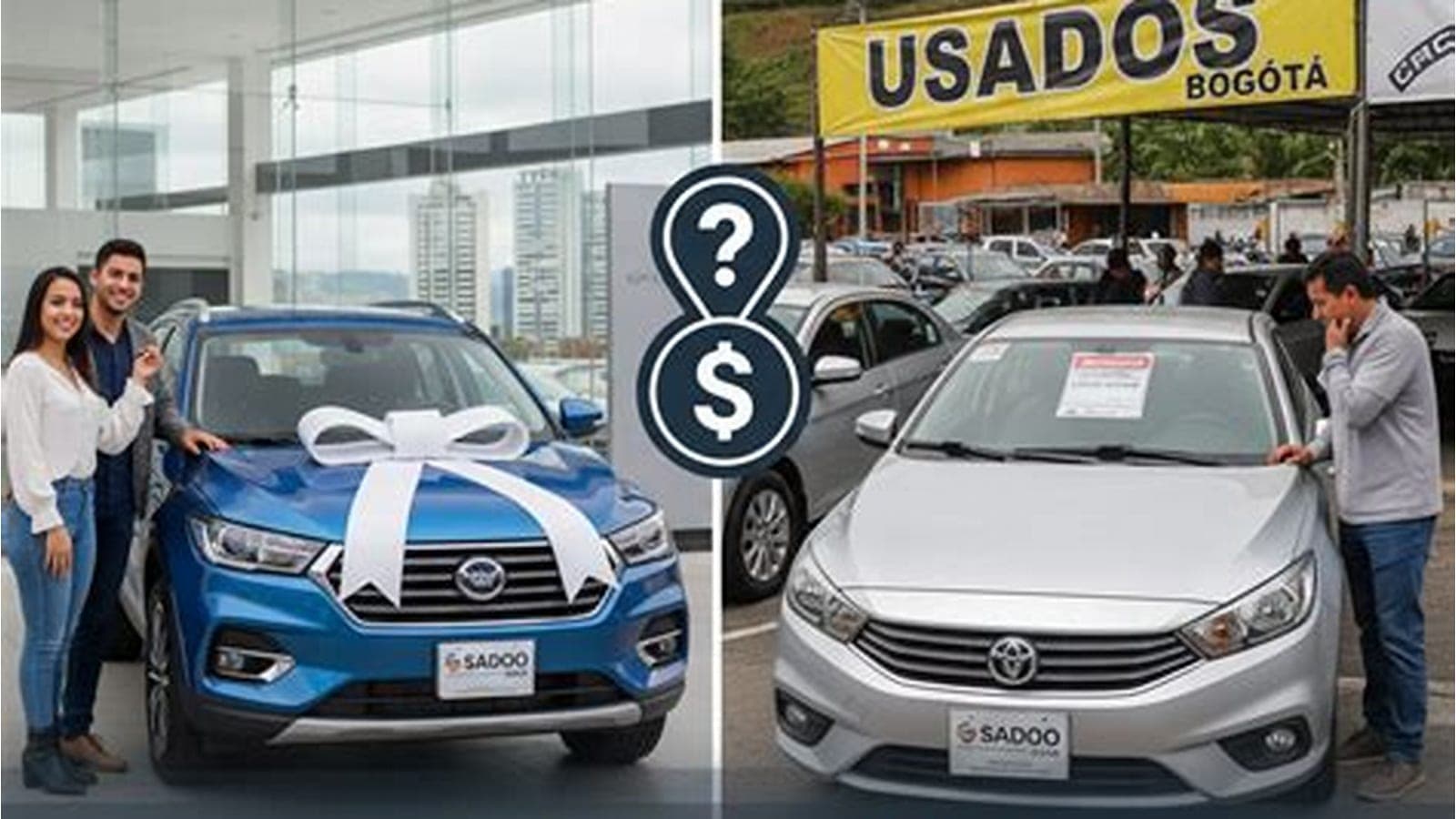 new vs used car dealership comparison — vehicle photo