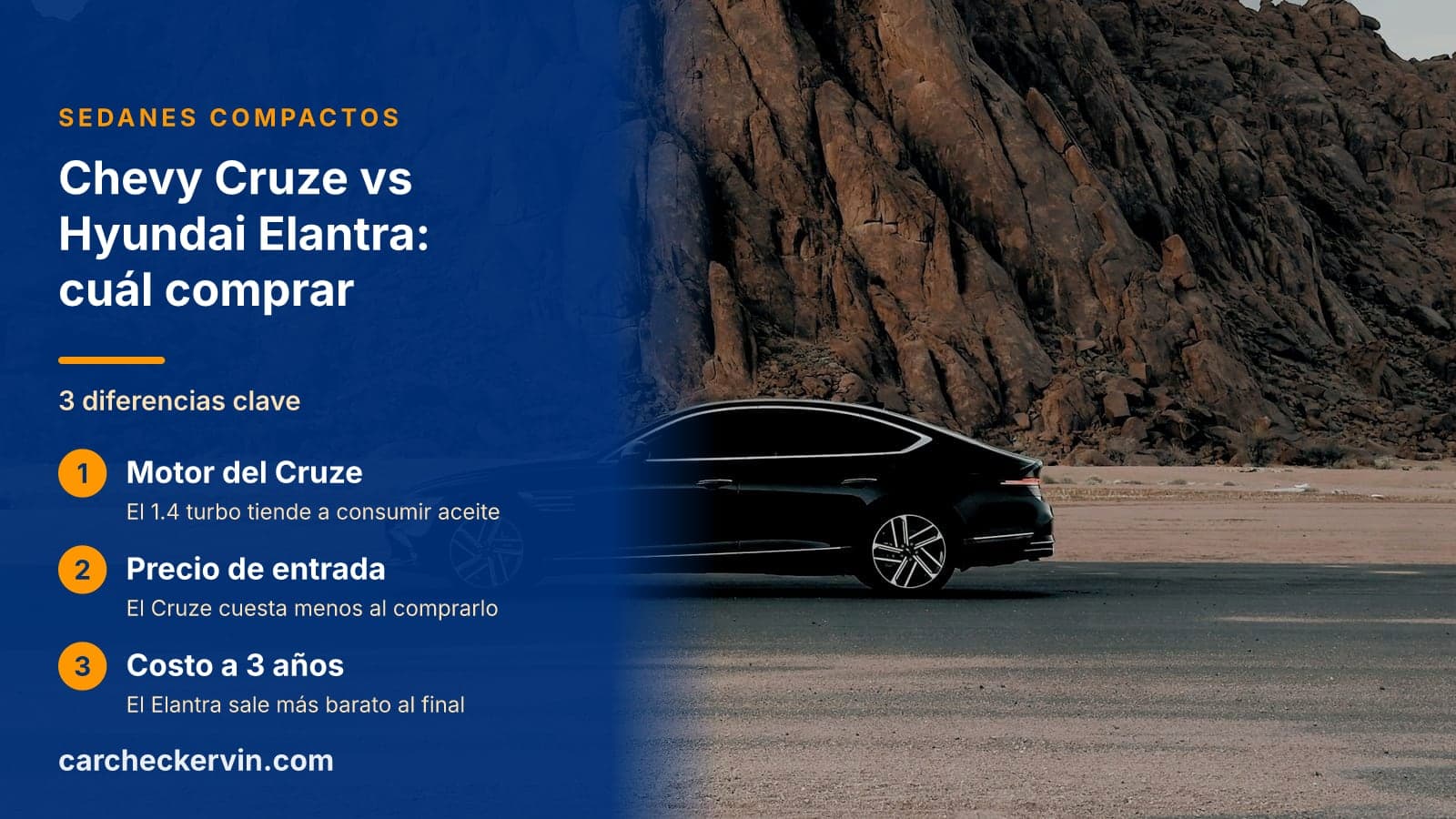 3 diferencias clave: Motor del Cruze, Precio de entrada y Costo a 3 años