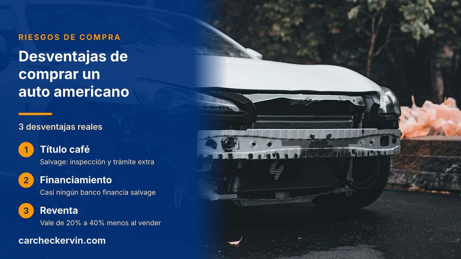 3 desventajas reales: Título café, Financiamiento y Reventa