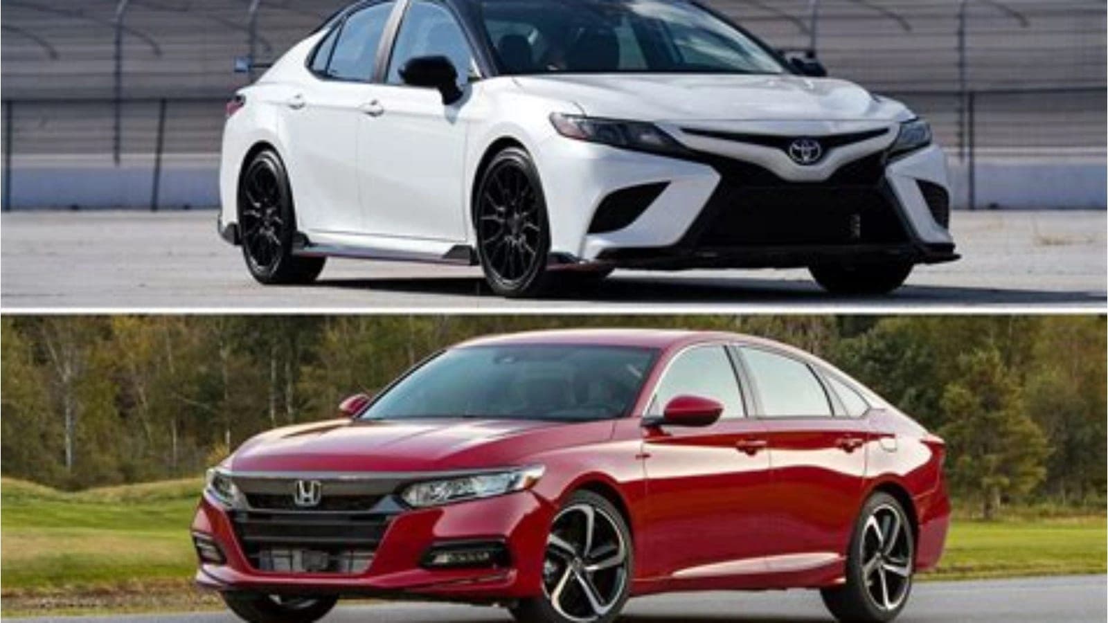 Ford Fusion Honda Accord sedan comparison — vehicle photo