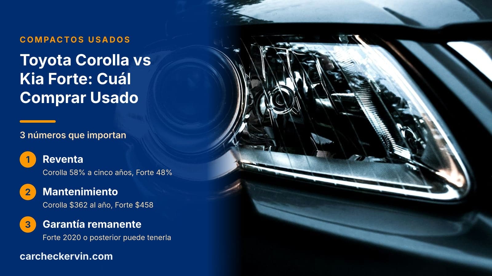 3 números que importan: Reventa, Mantenimiento y Garantía remanente
