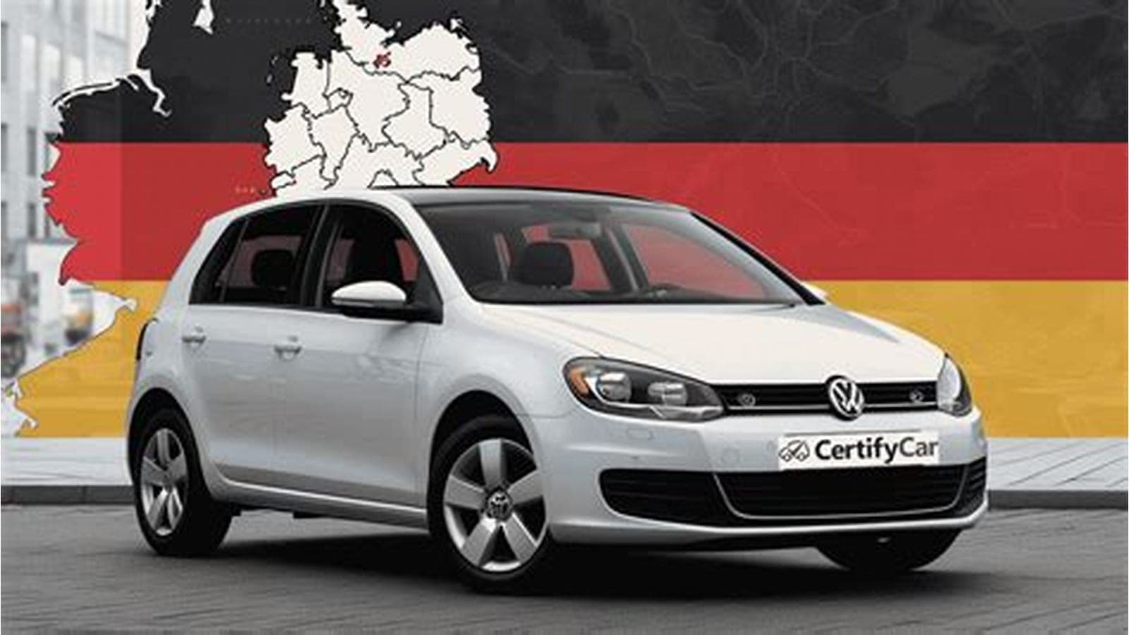 used car dealership Germany lot — vehicle photo