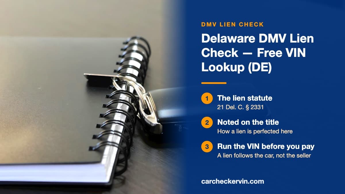 A car key fob resting on a spiral notebook in Delaware