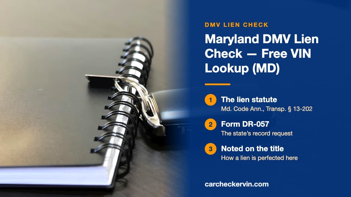 A car key fob resting on a spiral notebook in Maryland