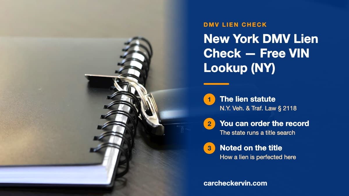 A car key fob resting on a spiral notebook in New York