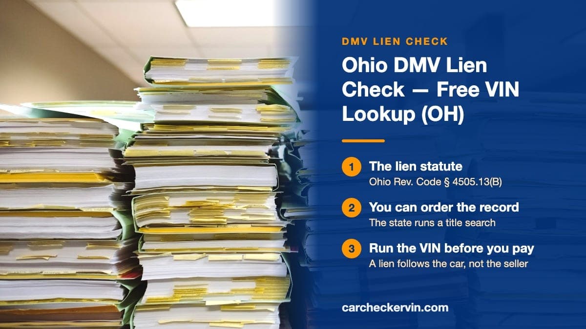 Stacks of filed paperwork and folders in an office in Ohio