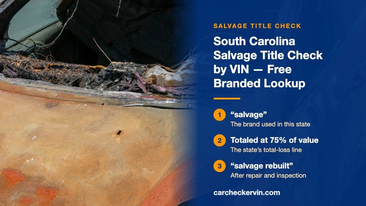 A burned-out car in South Carolina, its dashboard melted and the paint scorched off the bodywork