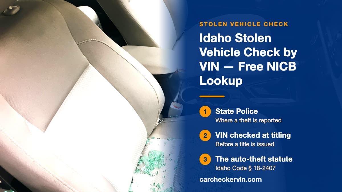 Shattered safety glass scattered across the passenger seat of a car in Idaho after a break-in