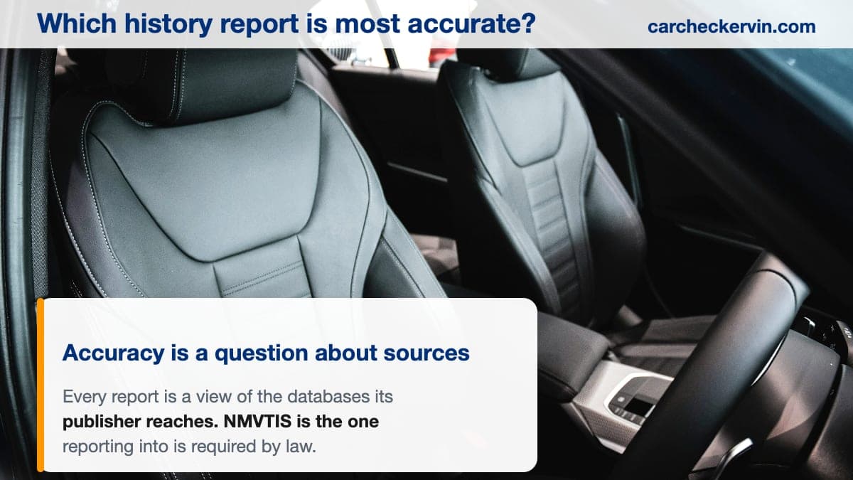 Which Vehicle History Report Is Most Accurate?